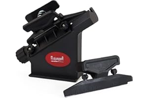 M.SJUMPPER Archery Fletching Jig with Straight Helix Clamps Adjustable Fletch Tool Feather Stick Kit for DIY Repair Arrows Bolts (Black)