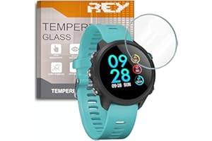 REY Verre Trempé pour Garmin Forerunner 220 225 235 620 - Garmin Forerunner 965, Protecteur d'écran qualité supérieure