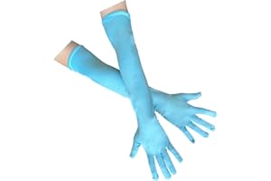 SYAYA Adult Women Long Satin Gloves 1920s Opera Gloves For Wedding/ Ballroom/ Valentine/ Cosplay Party Costume Accessory G3