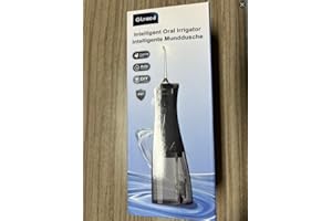 Glracd Irrigador bucal ganador de la prueba 2025, depósito de agua de 350 ml, 2500 mAh irrigador oral inalámbrico, 4 modos y ajuste de presión de agua DIY limpiador interdental, irrigador dental para
