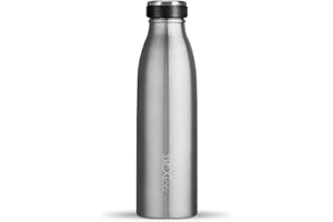 720°DGREE Borraccia termica 500 ml "milkyBottle" - Senza BPA, Prova di Perdite - Bottiglia acqua termiche in acciaio inox - Borracce perfetto per bevande calde, fredde, Bambini, Bambina, Scuola