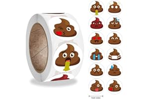 Meet-shop Pegatinas Divertidas para Caca,Pegatinas para Niños 500 Piezas Reward Sticker Pegatinas Escolares para Juguetes, Libro de Recortes, teléfono, Pegatinas de Bricolaje