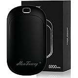HonTaseng Hand Warmers - 2019 Upgraded Rechargeable Hand Warmers,5200mAh Portable Pocket Power Bank, Reusable USB Hand Warmer