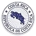 Produktbild 2 x 10cm/100mm Costa Rica Flagge Fenster kleben Aufkleber Auto Van Wohnmobil Glas #9295