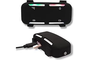 COUNLISHA Support en silicone compatible avec traceur GPS tractif (version 2025) pour collier d'animal domestique, coque en caoutchouc robuste, étui sécurisé avec laisse, collier pour Dog6 Tag (2 paquets, noir)