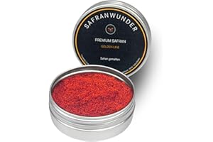 Safranwunder Safranpulver Premium-Qualität Klasse 1 Gemahlen 5 Gramm