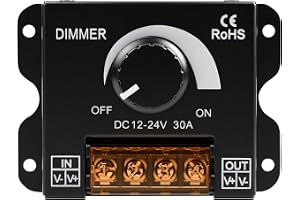 Dimmer led DC 12V-24V PWM 30A dimmer LED Controller Light Strip dimmer Switch Control Rotation ljusstyrka Justering Lämplig f