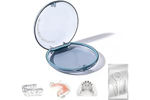 Jaimela Porta Apparecchio Denti, Scatola di Ritegno Custodie Ortodontiche, Paradenti e Conservazione di Protesi, Scatola da Cornice del Dente (Blu)