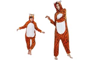 emmarcon Kigurumi Pigiami Animali da Bimbi Bambini Tuta Costume Carnevale Halloween Festa Cosplay Unisex