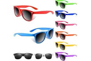 BOUBONI Kids Sunglasses Bulk Retro Party Favors for Wedding Beach Summer Pool Party Supplies Goodie Stuffers