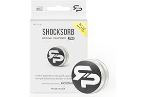 RTP Tennis Racket Vibration Dampener - ShockSorb Original or Ultrasoft V3 The Only Dampener Made for Pain Relief - Handcrafted with Patented Material Sorbothane Made in USA - 1 Pack Limited Warranty