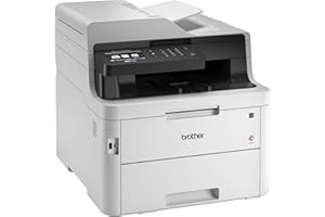 ‎BROTHER Brother MFC-L3750CDW A4 Farblaserdrucker, Wireless und PC verbunden, Drucken, Kopieren, Scannen, Faxen und 2 Duplexdruck