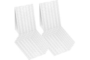 FOKELYI 1428Pcs Photo Corners Self Adhesive, 14Sheets Photos Mounting Sticker Photo Mounting Corners for Photo Albums Scrapbook DIY Craft(Clear)