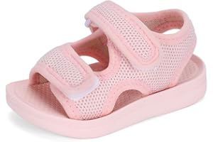 MK MATT KEELY Unisex Kids Summer Sandals Baby Anti-Slip Open Toe Adjustable Walking Shoes for Boys Girls