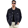 Urbano Fashion Men's Regular Fit Washed Full Sleeve Denim Jacket
