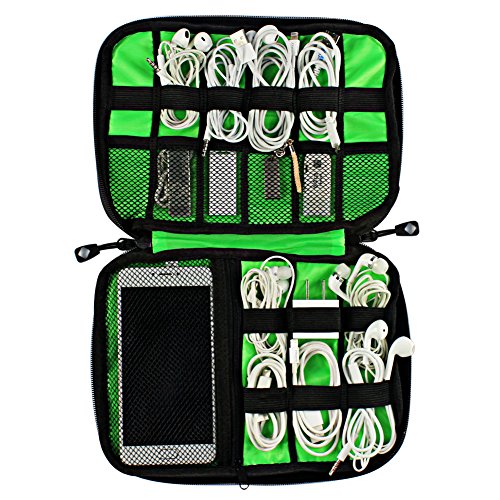Ciaoed Tragbare Reisetasche Organisator Tasche für elektronisches Zubehör wie Festplatte und Kabel - 3