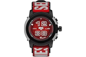 Diesel Montre Connectée Gen 6 pour Homme avec Haut-Parleur, Fréquence Cardiaque, NFC Et Alertes pour Smartphones