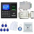 OBO HANDS Full Set RFID Door Access Control System Kit With Multifunctional Electric Magnetic Lock + Power Supply +Exit Button + 5 cards +5 keyfobs