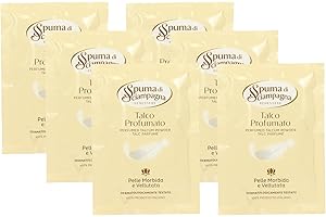 FEI FAN Busta Talco Profumato, Per Una Pelle Morbida e Vellutata 75g (6 Buste)