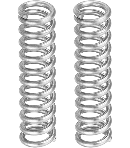 Uxcell 0.3mm Wire Dia X 3mm OD X 30mm L Compression Spring, 304 Stainless Steel Mechanical Extension Small Springs 10 Pcs