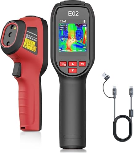 HIKMICRO E03 赤外線カメラ 240x240 HIKMICRO E03 Compact Handheld Thermal Imaging Camera, SuperIR