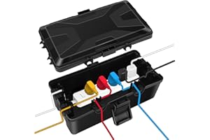 SOFEM Scatola Giunzione Per Esterni IP54 Scatola di Cavi Extra, Scatola Portacavi Impermeabile, Scatola Stagna Elettrica da Esterno per Cavi di Prolunga, Striscia di Alimentazione, Spina (26,1 x 15 x 9,4cm)