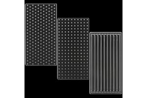 BENECREAT 3 Piezas de Plantillas de Acrílico Sashiko, 20x10cm Puntos y Líneas Herramienta de Bordado de Acrílico Plantilla de Dibujo para Acolchado a Mano y Bordado, de 2.5mm de Grosor