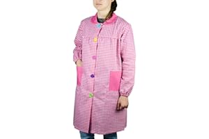 KLOTTZ - BABI PROFESORA CUADROS BATA ESCOLAR UNISEX mujer