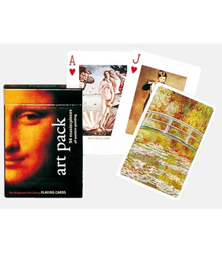 Piatnik Carte Da Gioco Cezanne - Mazzo Da 54 Pezzi, Colori Multicolore