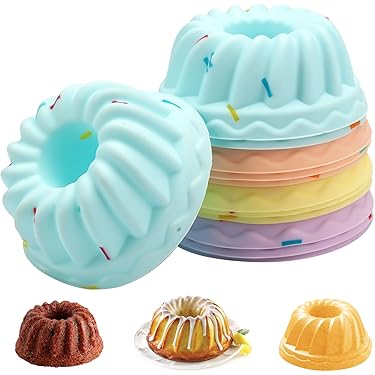 Tulbandvorm Flexibel, 24 cm Gugelhupfform van Siliconen, Herbruikbare Groot Bakvorm voor Tulband, Gemakkelijk Te Reinigen, Anti-Aanbak Cakevorm, voor Cake en Gugelhupf Taarten, Donkerbruin