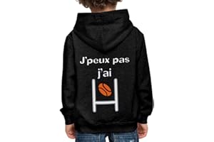 Spreadshirt J'peux Pas J'Ai Rugby Football Américain Cadeau Pull À Capuche Premium Enfant