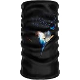 Bebo Store Extreme Spor Motor Ve Bisiklet Kullananlara &Ouml;zel Desenli Buff Boyunluk Bandana Balaklava - karga-181