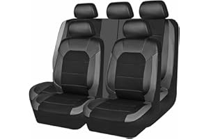 CMQISHAN Fundas Asientos Coche para Citroen C4 I 2004 2005 2006 2007 2008 2009 2010 2011, 9 Piezas Delanteros y Traseros Juegos de Cubreasientos Protección, Funda Asiento Coche, Accesorios Coche