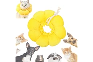 CAIYUANGJ Haustier Schutzkragen, Halskrause Katzen Halsband Soft Weich, Katze Wiederherstellung Halsband, Verstellbares Katzen Wiederherstellung Kragen, für Katzenwelpen Pet Anti Bite Leck Chirurgie Wundheilung