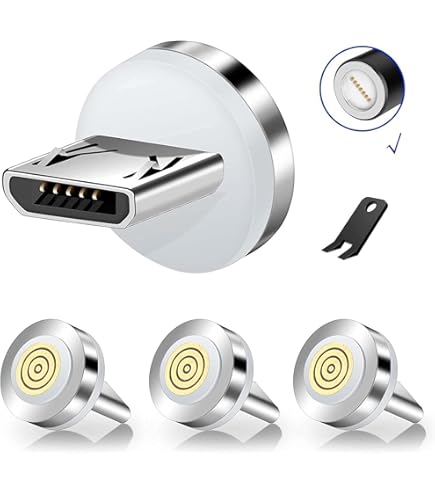 AUFU 9Pin Magnetic Charging Cable  4Pack-3ft/3ft/6ft/6ft , 360°/180° Rotating Magnetic Phone Charger Cord 3a Magnetic - View #9