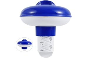 CYCFMYYLY Chlorine Dispenser, Stretchable Chlorine Dispenser for Hot Tub Swimming Pool Paddling Pool Spa Water Parks, Floating Chlorine Dispenser Chlorine Floater for Indoor and Outdoor Safe & Odorless
