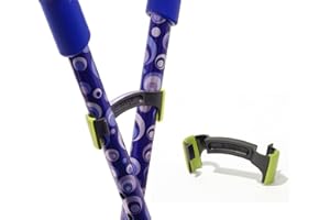 COMPLETE CARE SHOP Bridgit - Clip di Aggancio per il Supporto di Bastoni e Stampelle - Collega le Stampelle tra loro e Impedisce che Cadano - Verde
