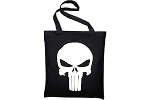 Styletex23 The Punisher Logo Jutebeutel Baumwolltasche