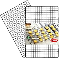 3-teiliges Abkühlgitter Set Edelstahl - Stapelbar 42,5x28cm Mit Antihaft