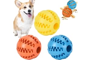 VMINOG 3 Pieces Baseball Menthe Balle pour Chien Balle Chien Indestructible Chien De Jouet De en Caoutchouc Naturel ø 6 Cm pour Chien-Jouet Chiot pour Les Dent Races Moyenne Balle Chiot