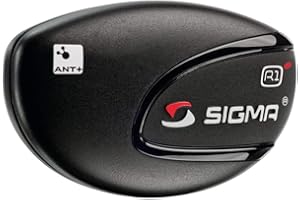 ‎SIGMA Sigma Sport Zubehör, R1 DUO Herzfrequenz Sender (ANT+/Bluetooth Smart), Schwarz, Einheitsgröße, 20331