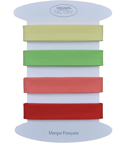 Biais Couture Ruban Biais Coton Sometimes 1cm - 2,74 Mètres - Pour Finitions Couture Et Bijouterie Couture 40mm