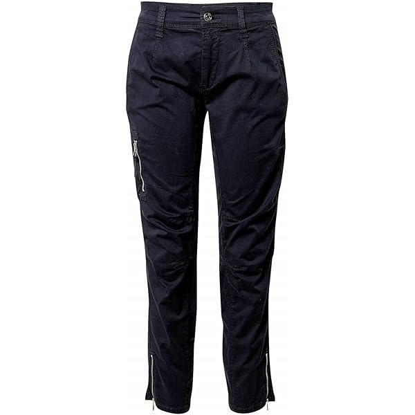 MAC Broek met camouflagemotief, model 'Rich Cargo Cotton' in zand