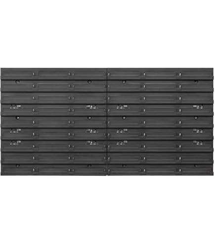 Werkzeugwand 2304 x 780 mm - Lagersystem SET Werkzeughaltern und 42 Stück Boxen