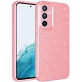 Coverzone Samsung Galaxy A54 ile uyumlu Z-Jelly Kılıf Kamera Korumalı Simli Işılıtılı Renkli Parlak Silikon Kapak-A&ccedil;ık Pembe