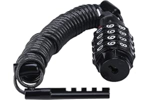 AIXMEET Candado de Bicicleta, Flexible Alta Seguridad Candados de Cadena para Bicicletas Triciclo Scooter Motocicleta