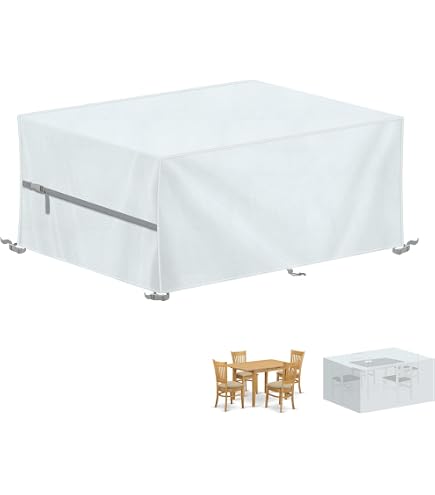 Gartenmöbel-Abdeckung 160x100x100 Cm – Wasserdicht, UV-beständig & Mit Zugbändern