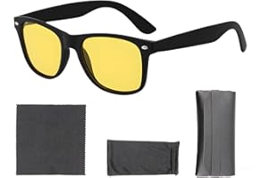 KASURE Lunettes Vision Nocturne Pour Hommes Et Femmes, Antireflet Pour Soulager La Fatigue Oculaire Lunette Conduite De Nuit Convient Pour La Conduite De Nuit, Le Travail De Bureau, La Pêche