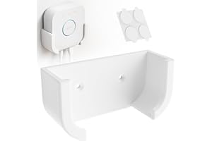 MOBILEFOX Supporto da parete compatibile con Philips Hue Bridge | Supporto per domotica | Bianco | Installazione facile