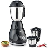 Lifelong LLMG23 Power Pro 500-Watt Mixer Grinder with 3 Jars (Liquidizing, Wet Grinding and Chutney Jar), Stainless Steel blades, 1 Year Warranty (Bla